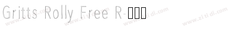Gritts Rolly Free R字体转换